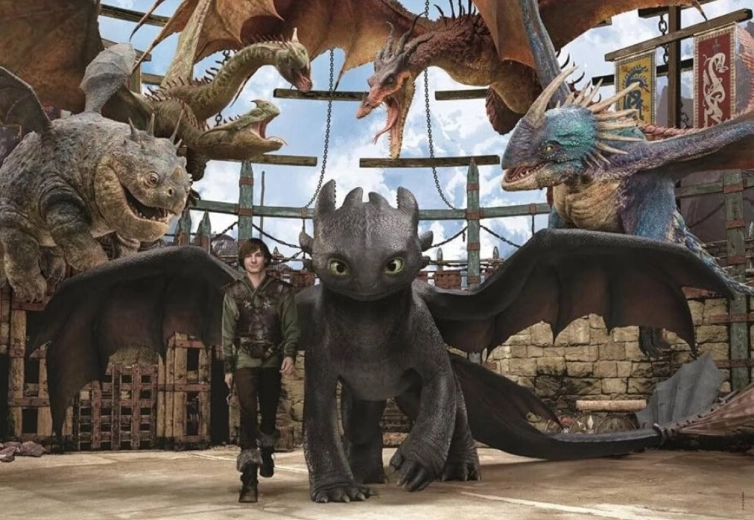 Clementoni puslespil Sådan træner du din drage – Team, 104 brikker