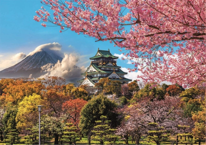 Educa puslespil Slottet i Osaka, Japan 2000 brikker
