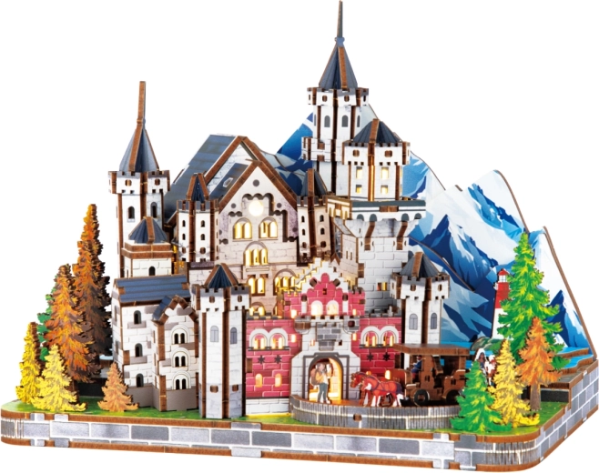 2Kids Toys 3D træbyggesæt miniaturscene – Schloss Neuschwanstein