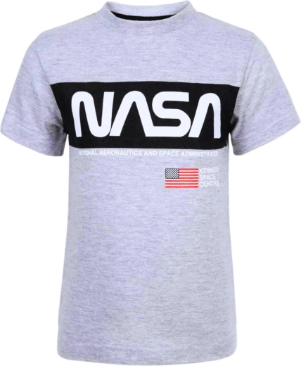 Grå NASA-T-shirt
