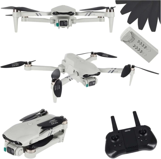 4DRC sammenklappelig RC-drone med Wi‑Fi FPV-kamera og børsteløs motor