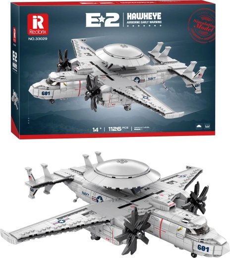Byggesæt til E-2C Hawkeye tidligt varslingsfly (1126 dele)