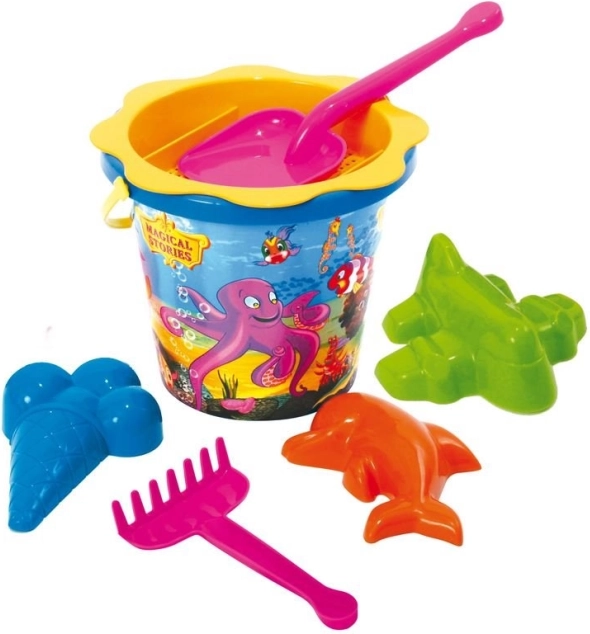 Sæt til sand med rive 7 stk mix