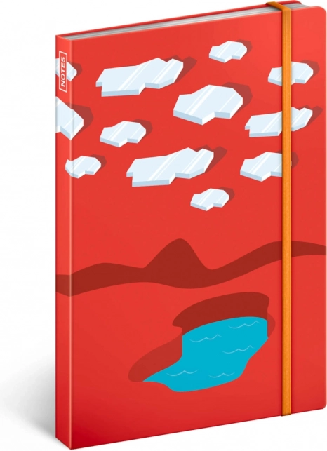 Notesbog Ice Surfers med hardback