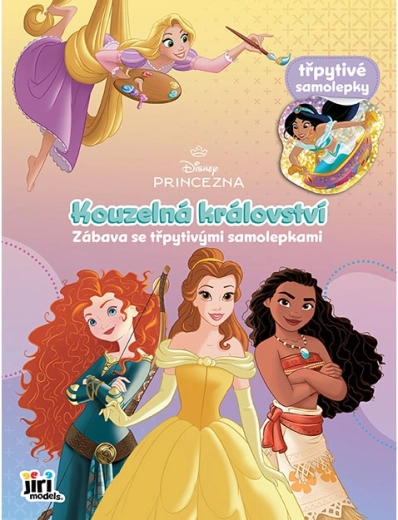 Disney Prinsesser klistermærkebog med glitrende klistermærker