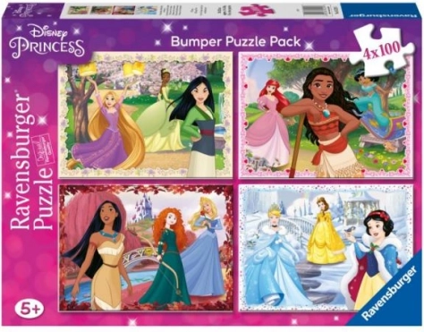 Disney: Prinsesser 4x100 brikker