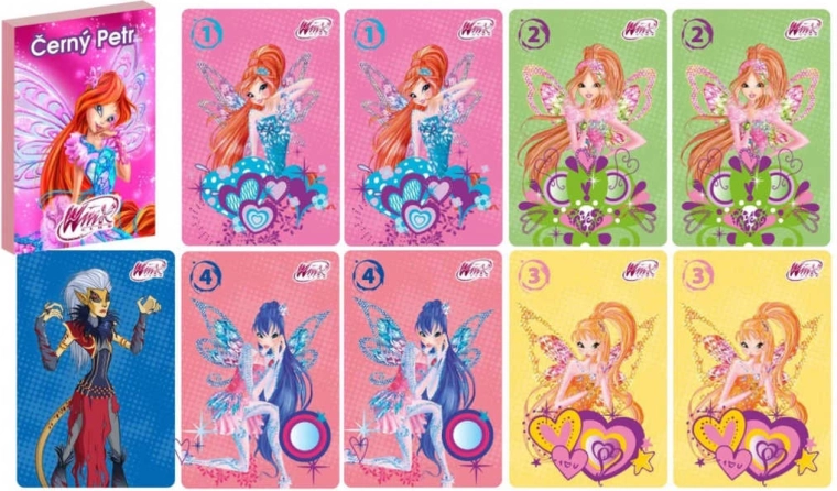 Kortspil Sorteper Winx Club