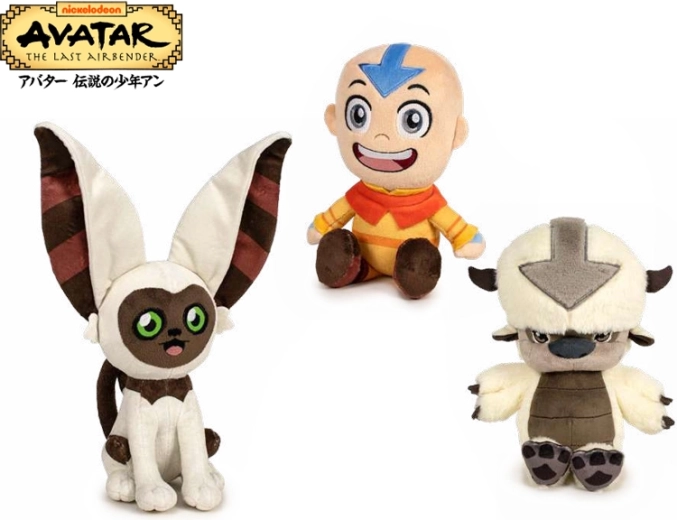 Avatar: Legenden om Aang plysdyr 21 cm – Aang, Momo eller Appa
