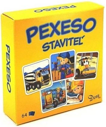 Pexeso Byggeri byggemaskiner
