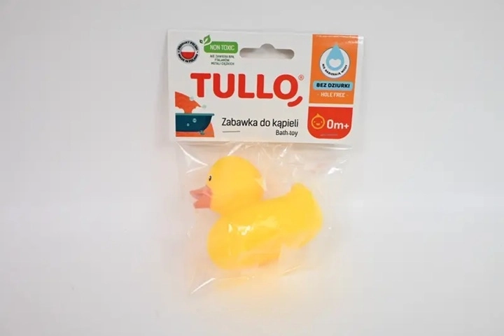 Badeand Tullo, der ikke tager vand ind