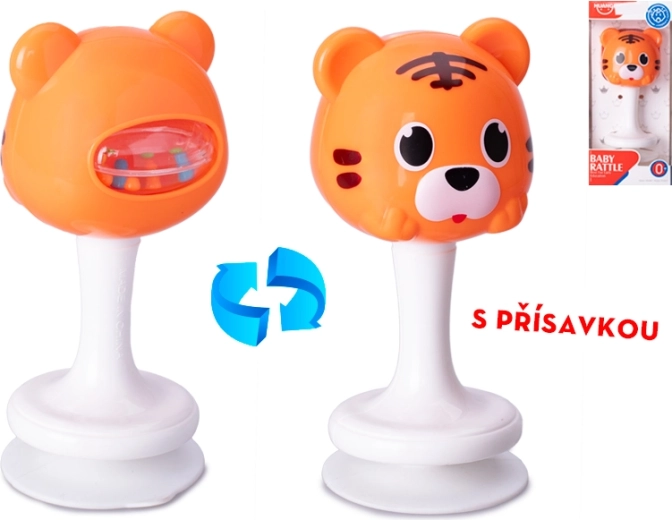 Rangle med tigermotiv med sugekop