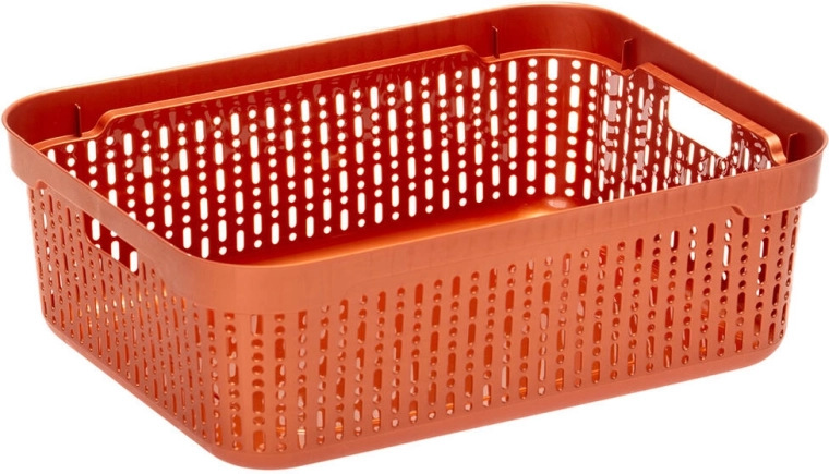 Plastisk opbevaringskurv Morsetta 39,3 × 30 × 13 cm – mix af farver
