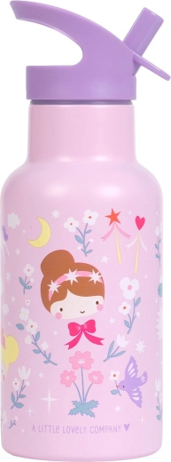 A Little Lovely Company drikkeflaske i rustfrit stål med prinsessemotiv 350 ml