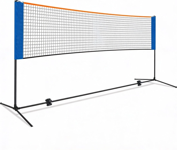 Multifunktionelt sportnet 305 × 103 cm med justerbar højde