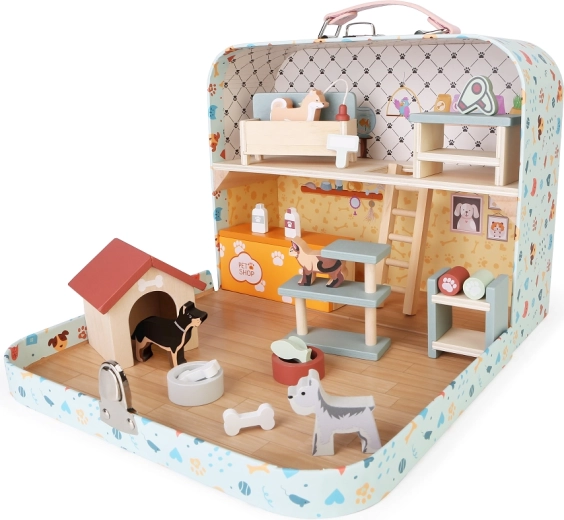2Kids Toys kæledyrshus i kuffert