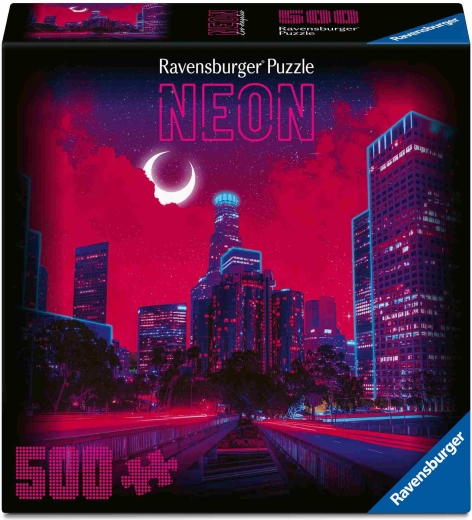 Ravensburger neonkollektion Las Vegas – puslespil med 500 brikker