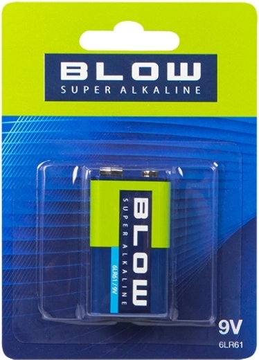 BLOW super alkalisk batteri 9V (6LR61/6F22) - 1 stk