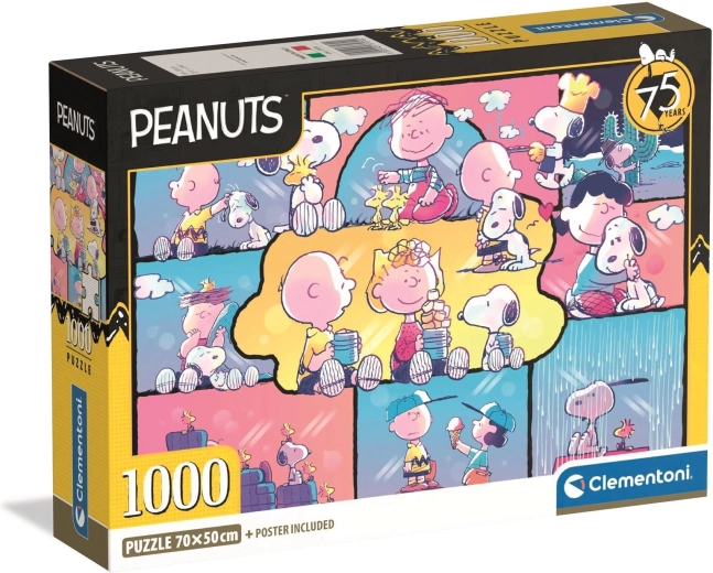 Puzzle CLEMENTONI Peanuts: Snoopy og venner 1000 brikker