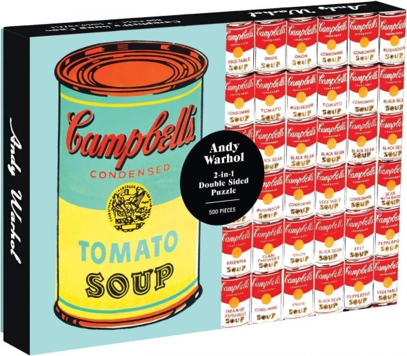 GALISON Dobbelt­siddet puslespil Andy Warhol Campbell's Soup Cans 500 brikker