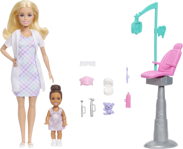 Barbie legesæt – tandlægekarriere, blond