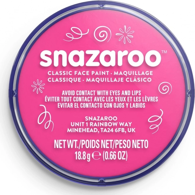 Snazaroo ansigtsmaling klar pink 18 ml
