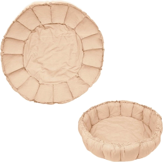 Play&Go Coco Bloom babynest 3-i-1 stripes brown