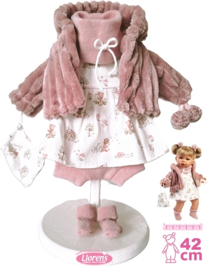 Llorens tøj til dukke 42 cm med tilbehørssæt