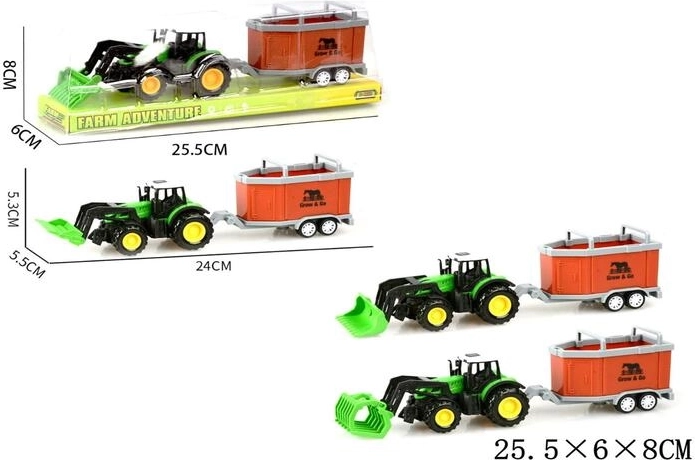 Traktor med anhænger
