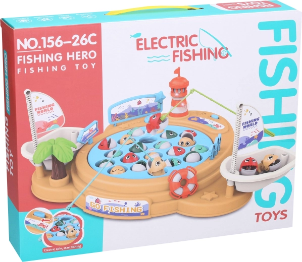 Fiskeri efter små fisk – magnetisk spil 30 cm - 1 stk.