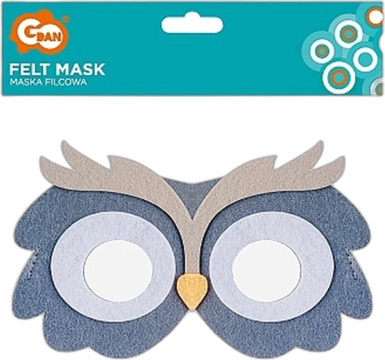 Filtmaske ugle - 1 stk.