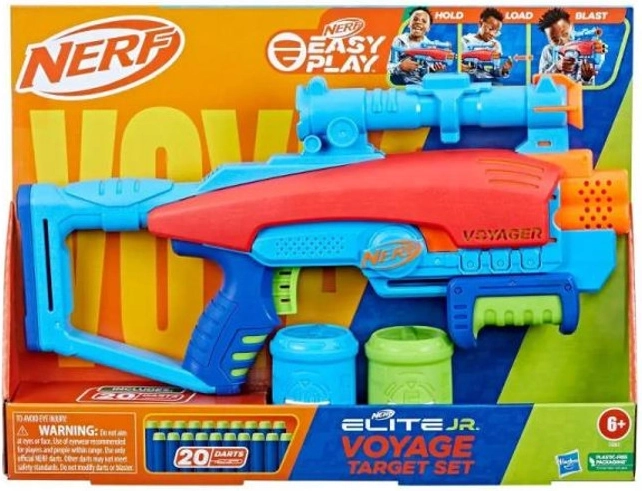 Nerf Elite Junior Voyager Target Set – børnepistol med pile og mål