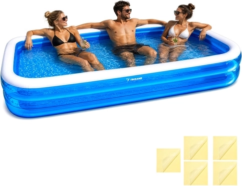 Oppustelig familiepool til børn Trizand 305 × 183 × 50 cm