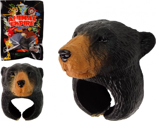 Pædagogisk ring med bjørnehoved til børn