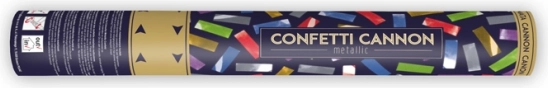 Metalliske konfetti fest 40 cm mix