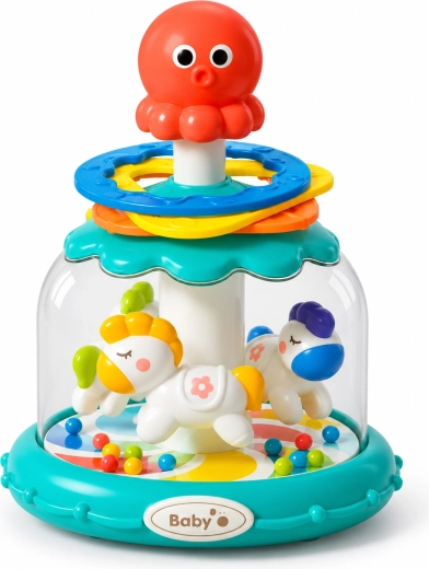 Chipolino karrusel med ringe Blæksprutte