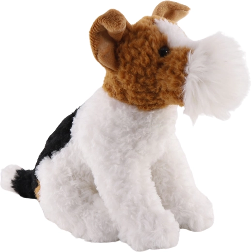 Plys foxterrier siddende 19 cm
