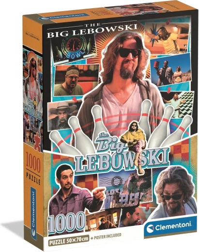 Clementoni puslespil Kultfilm: The Big Lebowski 1000 brikker