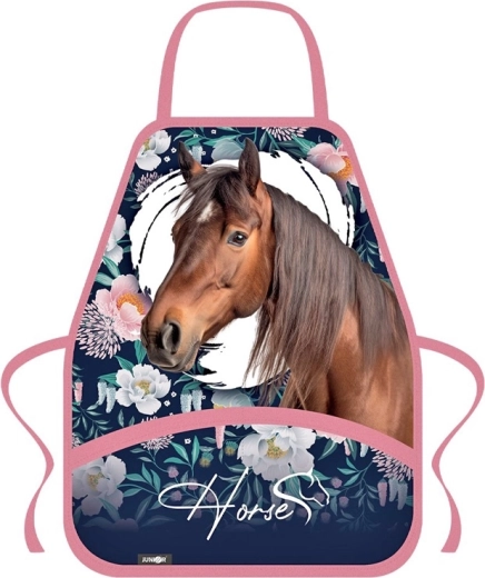 Børneforklæde til billedkunst Horse - 1 stk.
