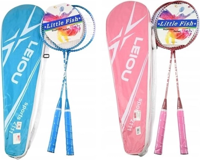Badmintonsæt med etui