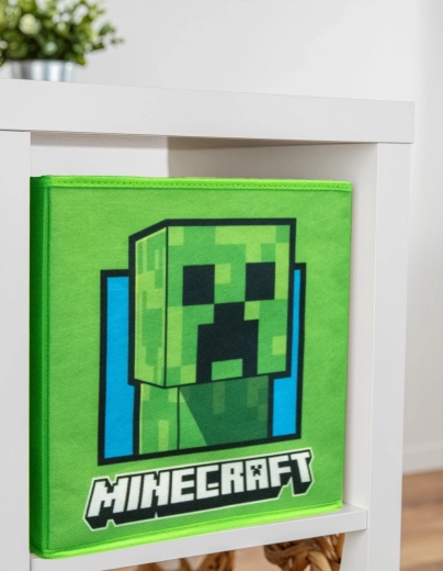Minecraft opbevaringsboks i Grass Block-form