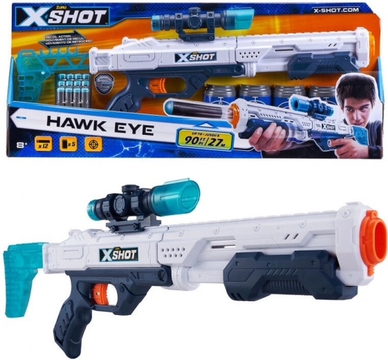 ZURU X-SHOT EXCEL Hawk Eye med sigte og 16 skud
