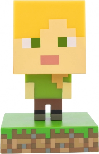 Lysende Alex-figur fra Minecraft