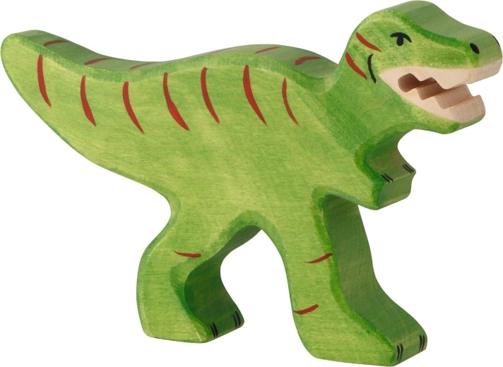 Holztiger tyrannosaurus rex - 1 stk.