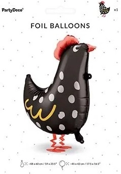 Folieballon hane 48 × 60 cm (mix)