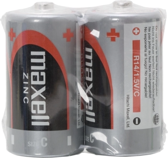 Zinkbatteri Baby C R14 1,5 V, 2 stk.