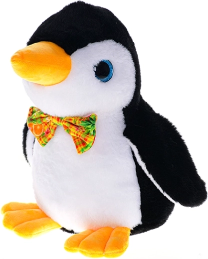 Plysbamse-pingvin med butterfly 20 cm