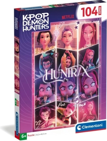 Clementoni puslespil Super K-Pop Demon Hunters 104 brikker