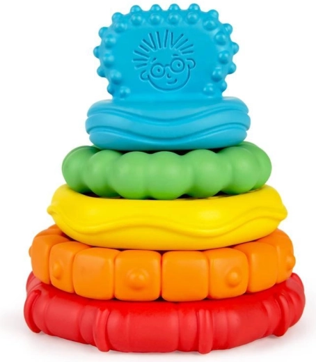 Baby Einstein stablende bideringe 2-i-1 Stack & Teethe til babyer