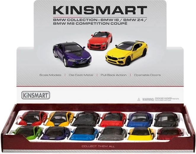 BMW bilmodel i metal – kollektion (flere varianter)