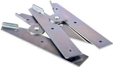 Stigehængsel 235 mm galvaniseret (1 par)